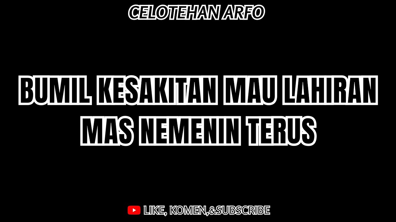 ASMR HUSBAND ROLEPLAY|BUMIL KESAKITAN PAS LAHIRAN,MAS NEMENIN TERUS⁉️