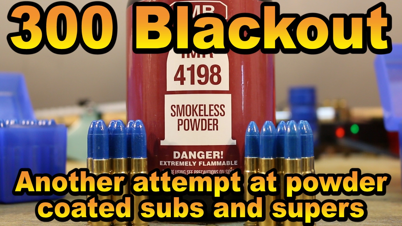 300 Blk - Powder coated bullets - Confronting my leading 