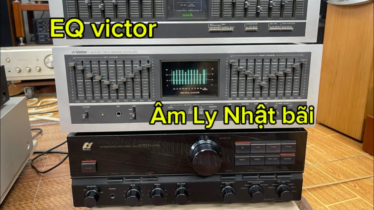 Em Về Âm Ly Denon Eq Victor 70 Victor 80 Victor 60 Victor 7070