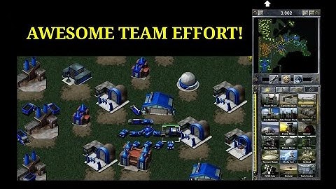 3 on 3 PRO multiplayer Command and Conquer AWESOME TEAM EFFORT!