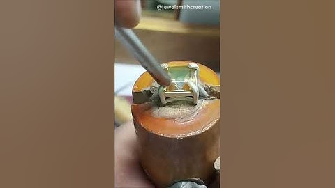 💎 How to Set Stone in Silver Ring Like a Pro | Easy Stone Setting Tutorial 🔥#StoneSetting