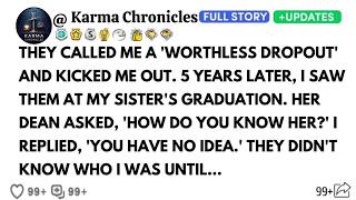 Information My Family Called Me A 'Worthless Dropout' And Disowned Me. Then I Showed Up At My Sister's Graduatio Guide