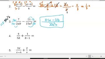 6.3 Adding and Subtracting Rational Expressions (Part 2)