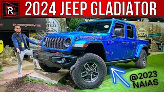 The 2024 Jeep Gladiator Adopts All The Tech And Features From The Wrangler