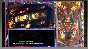 Stern Memory Lane Pinball Machine Gameplay Session