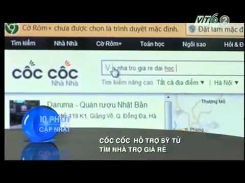 Video VTC: Cốc Cốc hỗ trợ sĩ tử tìm kiếm nhà trọ mùa thi |... - youtube