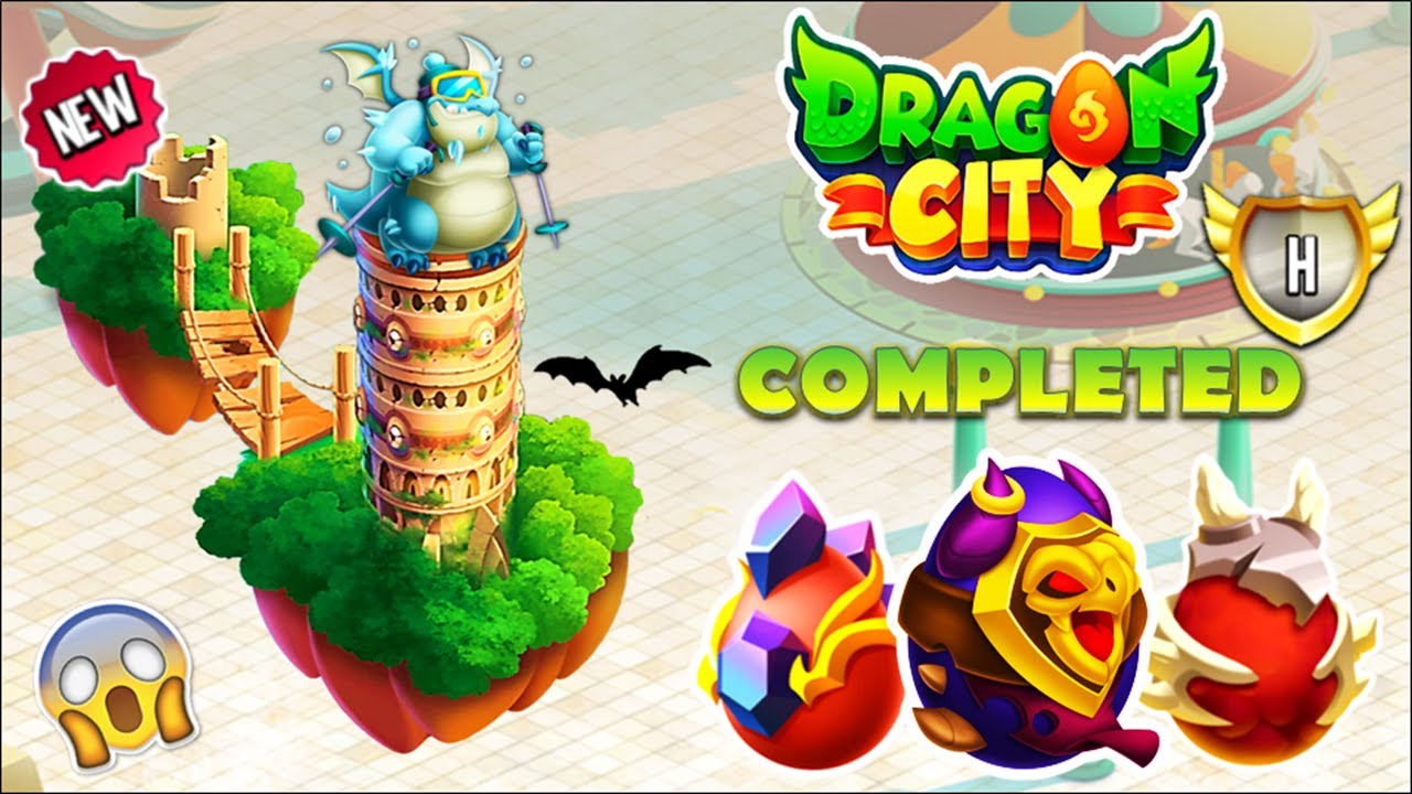 Город драконов — остров «Башня Уайтаут» + все драконы | НОВОЕ обновление v25.14.1 [Первые взгляды] 😱