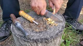 Fatwood Friday | Arkansas fatwood | The proper way way to use a ferrocerium rod / ferro rod | LOL