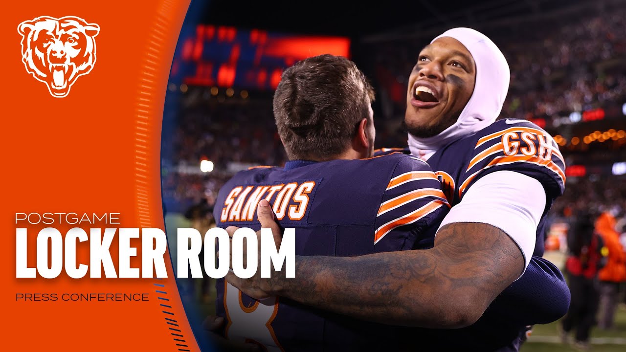 Bears postgame locker room | 2025 Week 16