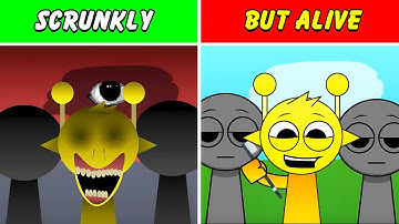 Incredibox Sprunki: Scrunkly Vs Scrunkly But Alive Version (New Mod)