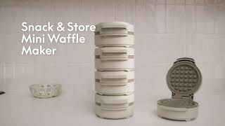 Getting started with your Snack & Store Mini Waffle Maker