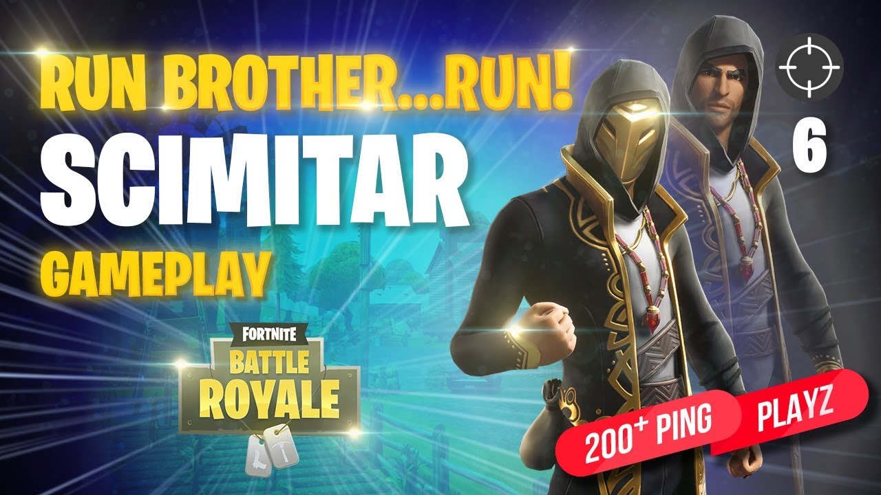NEW SCIMITAR Skin Gameplay l Fortnite Solo Victory Royale