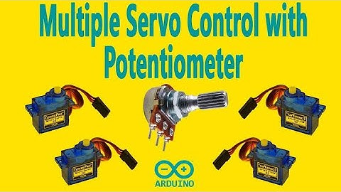 Multiple servo motor control by potentiometer using Arduino
