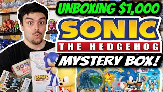 Unboxing $1,000 Sonic The Hedgehog Mystery Box! - Rare Toys, Plush \& Collectables!