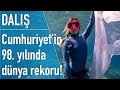 Şahika Ercümen, 100 metreye dalarak dünya rekoru kırdı