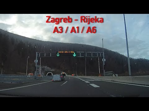 A3/A1/A6 Zagreb - Rijeka