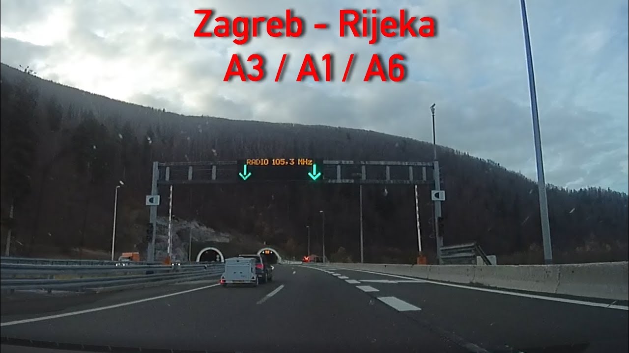 A3/A1/A6 Zagreb - Rijeka