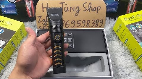 Tông Đơ Huber B68 Phục Vụ Ae Cắt Tóc Chuyên Nghiệp , Pin Siêu Lớn 5000mah Có Chế Độ Turbo Siêu Khoẻ