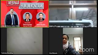 WEBINAR "Hukum Kontrak"