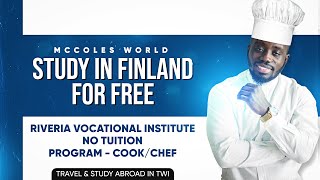 STUDY FOR FREE WITHOUT A QUALIFICATION | Riveria Vocational School| Apply Now as a COOK