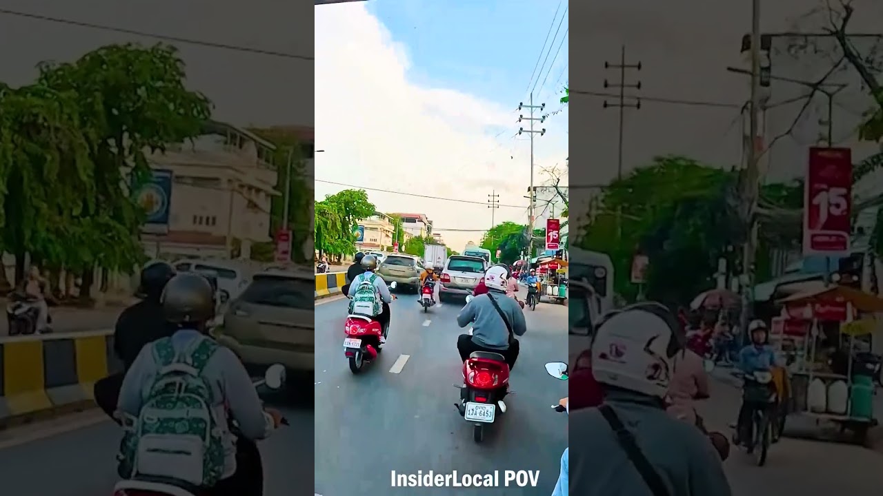 Phnom Penh Road view  