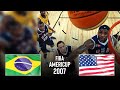 Brazil 🇧🇷 v USA 🇺🇸 | Classic Full Games - FIBA AmeriCup 2007