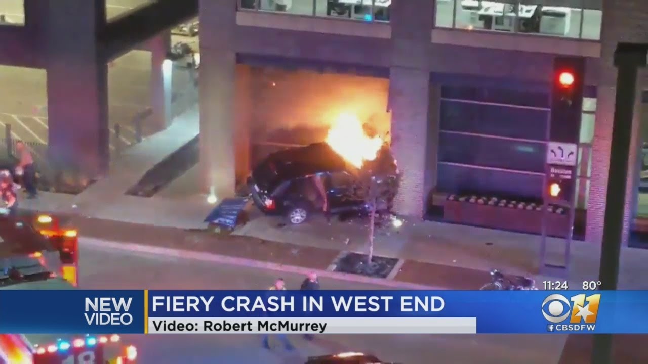 Suspected Drunk Driver Crashes Into Dallas Building - YouTube