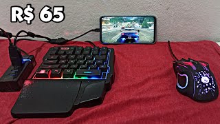 MONTEI UM SETUP MOBILADOR BARATO !!! Teclado e mouse no celular