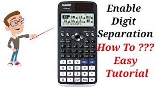 How To Enable Digit Separation in Scientific Calculator || Scientific Calculator Tutorial Part 11 screenshot 3
