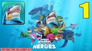 Hungry Shark Heroes - Gameplay Part 1 (Android iOS) screenshot 2