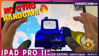 NO GYRO HANDCAM !!!!One vs Squad| 6 Finger Hand Cam Video | PUBG MOBILE #09