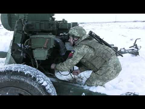 Гармата МТ-12Р Збройних Сил України [Лютий 2022]