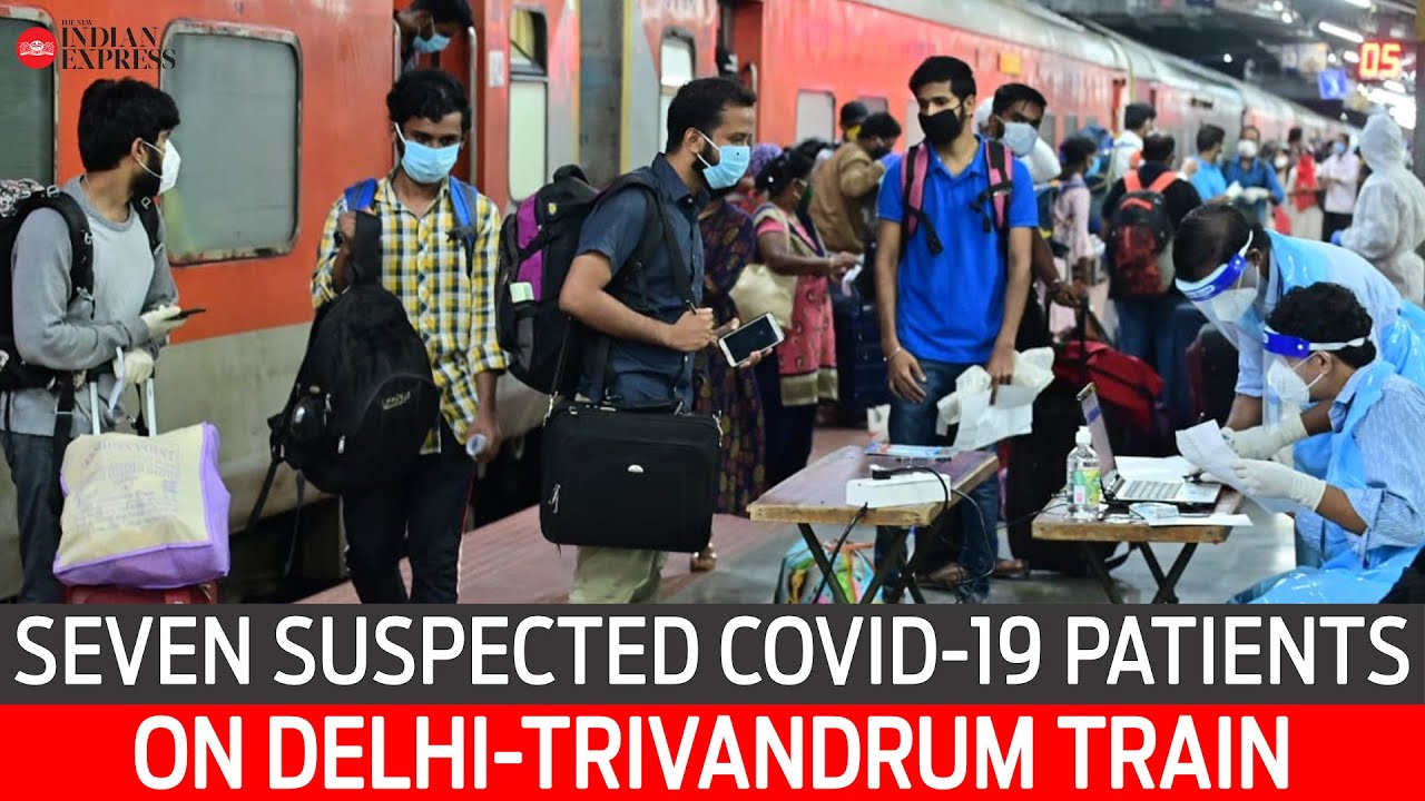 Seven suspected COVID-19 patients on Delhi-Trivandrum train