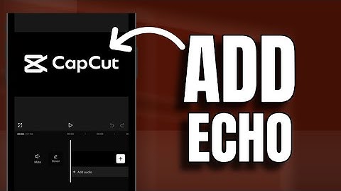 How to Add Echo in CapCut on iPhone 2025?