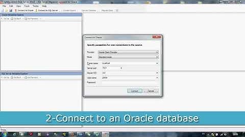 Copie de Migrating databases from Oracle to SQL Server SSMA