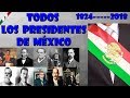 Presidentes de México  (1824 - 2018 ) [LEER DESCRIPCIÓN] | Todos los presidentes de México