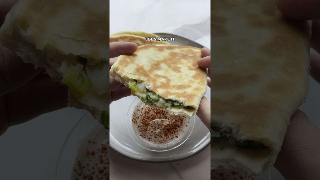 Bolani. An Afghan Flatbread. Absolutely delicious #recipe #afghan #food