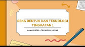 Rbt Tingkatan 1 Bab 5 2 Reka Bentuk Fesyen Rumusan Dan Latihan Pengukuhan Youtube