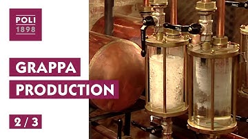 Grappa production at the Poli Distillery