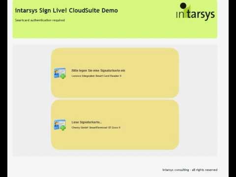 Starke Authentifizierung mit Sign Live! CC cloud suite portal components