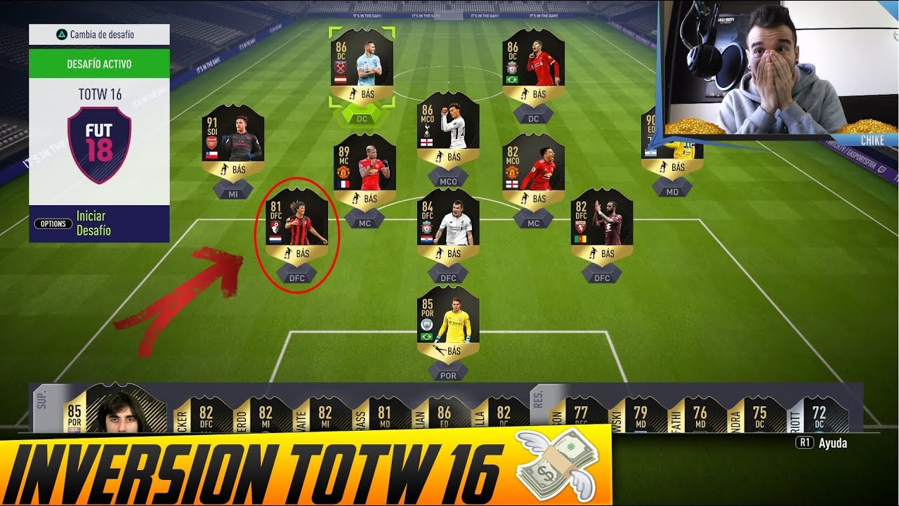 GANA MONEDAS CON EL TOTW16 || INVERSION JUGADORES IFs || FIFA 18 - THE KING OF FIFA