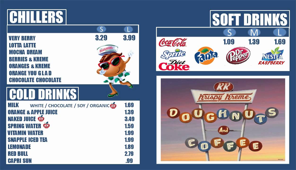 Krispy Kreme Digital Menus Wmv Youtube