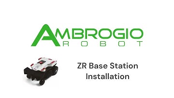 Ambrogio Robot - ZR Base Station Installation