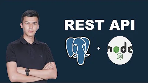 Node.js va PostgreSQL orqali REST API quramiz