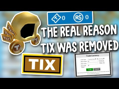 The Truth About Tix Roblox Youtube - robux and tix roblox