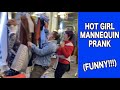 Hot Girls Mannequin Prank | Try not to Laugh!