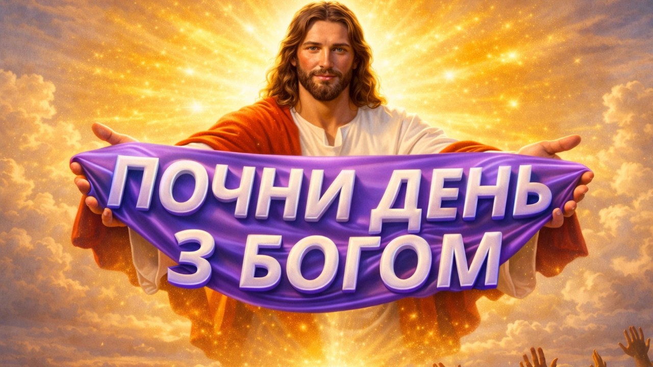 🔴 РАНКОВА МОЛИТВА ✝️ Почни День з Богом — Мир, Захист і Благословення вже Сьогодні 🙏