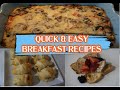 QUICK & EASY BREAKFAST RECIPES 🍳 | Savvy Coupon Shopper