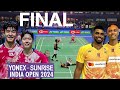 Chirag shettysatwiksairaj vs kang min hyukseo seung jae yonexsunrise india open 2024  final