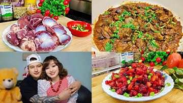 Shet Khliang Syiar Bad Dohnud 😋|| Chicken Gizzard & Liver Recipe || Husband Wife♥️